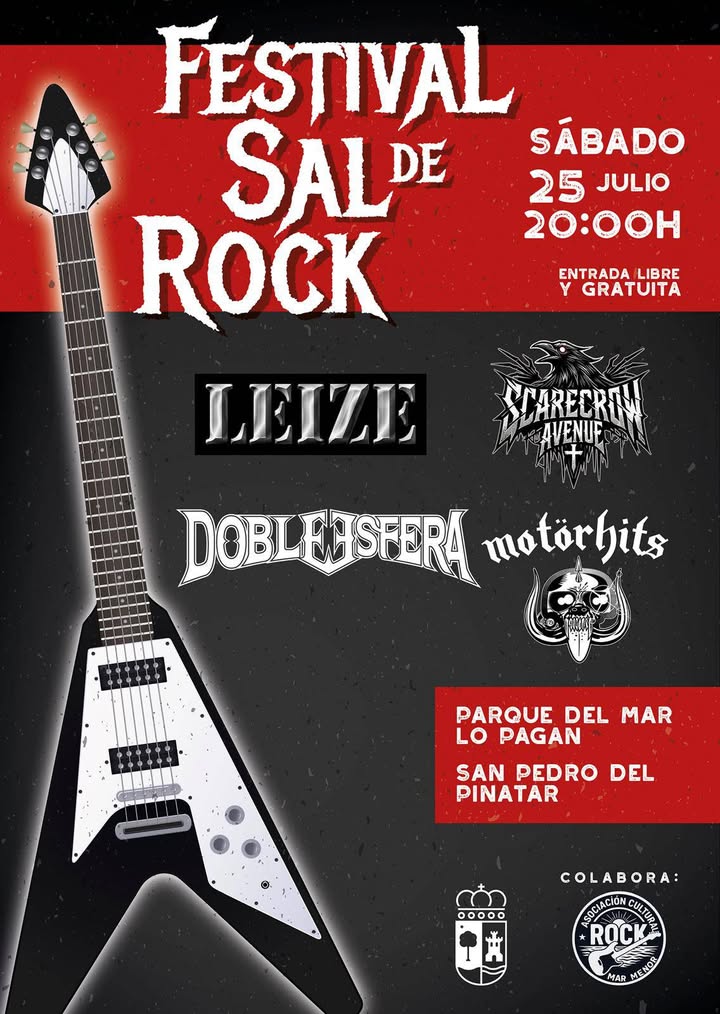 «Sal de Rock 2026: un festival gratuito con gran cartel en Lo Pagan»