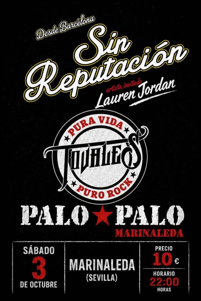 Tovales y Sin Reputación regresan a Marinaleda con rock’n roll.